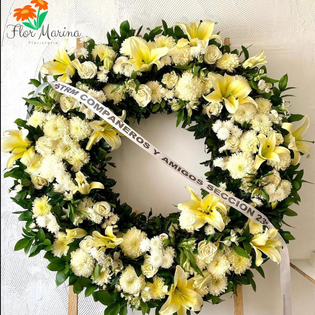 Corona Fúnebre Recuerdo Del Corazón