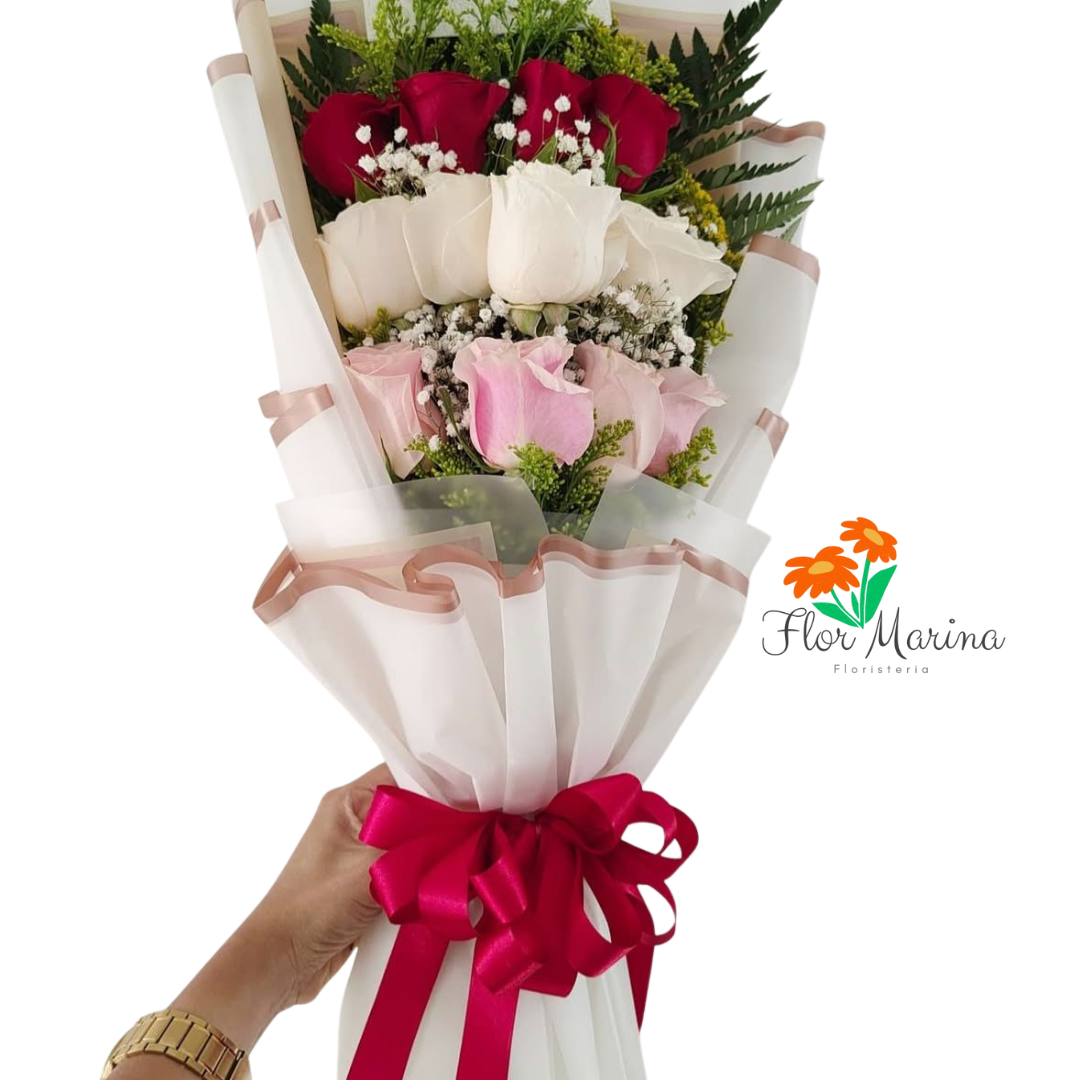 Ramillete de Rosas De Colores